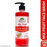 Gel nettoyant visage liquide biologique à l'or et aux fruits LyonsBarry - Rafraîchissant 3 en 1 pour tous types de peaux