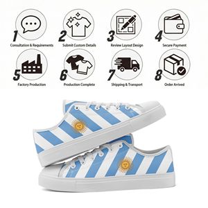 Venta al por Mayor de Zapatos de la <span class=keywords><strong>Copa</strong></span> <span class=keywords><strong>Mundial</strong></span> de Fútbol Brasil 2026, OEM ODM, Impresión Bajo Demanda, Nombre del Equipo, Logotipo Personalizado, <span class=keywords><strong>Zapatillas</strong></span> para Fanáticos FN027-26027053-3 - Product Image 4