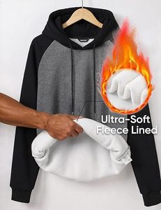 Sudaderas con Capucha de Forro Polar con Estampado Descolorido Estilo Urbano, Hechas a Medida para Invierno, de Poliéster de Secado Rápido, Ligeras y de Alta Calidad para Hombre - Product Image 5