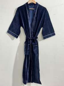 Robe kimono en velours, peignoir doux et moelleux, robe de spa de luxe, vêtements de détente confortables pour l'hiver - Product Image 4