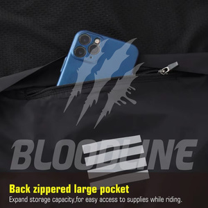 Veste coupe-vent noire à manches longues pour homme BLOODLINE, vêtements d'extérieur toutes saisons - Product Image 5