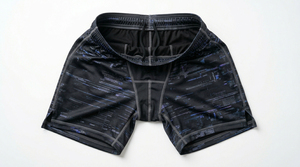 Shorts en maille unie sur mesure pour hommes, style tendance, haute qualité, respirants, imperméables, impression écologique, poches latérales - Product Image 4