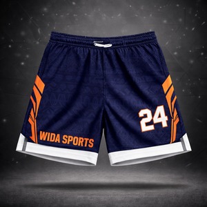 Conjunto de Uniforme de Baloncesto Sublimado Personalizado de Alta Calidad, OEM ODM, Uniforme de Equipo, Azul Marino y Naranja, Malla Transpirable, Fabricante al por Mayor - Product Image 4
