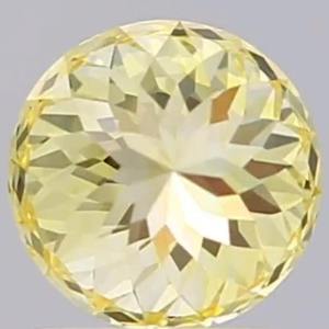 Diamante Cultivado en Laboratorio, Corte Portugués, Redondo, Color Amarillo Fantasía, Certificado por IGI, Piedra Suelta VVS, Excelente Pulido, para Joyería Fina - Product Image 1