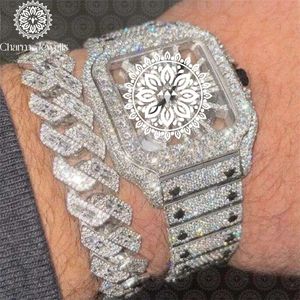 Reloj Cuadrado de Acero Inoxidable para Mujer, de Lujo, 38 mm, Analógico, de Cuarzo, con Cierre Plegable, Esfera Luminosa de Zafiro - Product Image 1