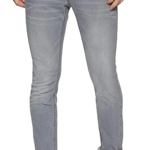 Pantalones Vaqueros Personalizados con Logotipo para Hombre, Corte Regular, Estilo Hip Hop, Color Sólido, Colección 2026 - Product Image 5