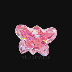 Diamante Sintético de Primera Calidad en Forma de Mariposa Rosa, Color Fantasía, Cultivado en Laboratorio, Certificado, Piedra Suelta para Colecciones de Joyería de Lujo - Product Image 3