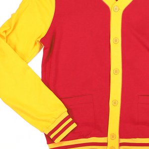 Suéter de Punto Ligero de Dos Tonos con Cuello en V para Hombre, Estilo Universitario, Ropa de Entrenamiento, OEM, Venta al Por Mayor, ODM, TSG University - Product Image 2