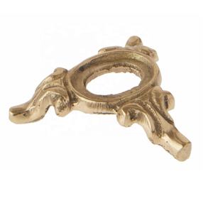 Soporte de huevo en tonos de latón brillante Soporte de exhibición horizontal de latón Excelente para exhibir Soporte de huevo de latón Modernismo Decoración del hogar - Product Image 2