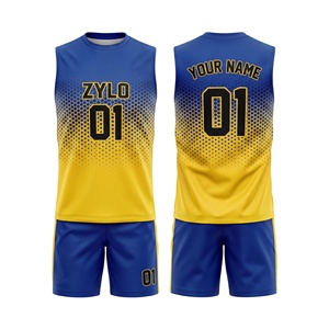 ชุดเสื้อฟุตบอลแบบมีธง 7v7 สำหรับเยาวชน แบบสั่งทำพิเศษ แขนกุด ชุดกีฬาแบบรัดรูป - Product Image 1