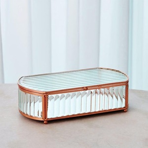 Excellent Design Glass <b>Card</b> Holder <b>Box</b>, Black Metal Frame Decorative Storage for <b>Wedding</b> Reception, Keepsakes and Gifting - Product Image 3