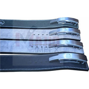 Cinturón de levantamiento de pesas de cuero personalizado de alta calidad, equipo de entrenamiento de gimnasio transpirable para uso físico de levantamiento de pesas - Product Image 6