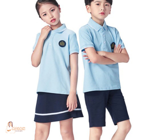 Conjunto Deportivo para Adultos al por Mayor, Resistente al Viento, Camiseta Blanca, Azul y Roja, Falda, Uniforme Escolar Personalizado, Material de Tela - Product Image 2