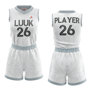 Proveedor de Uniformes de Baloncesto Femenino para Conjuntos de Camisetas y Pantalones Cortos Personalizados con Números y Gráficos de Patrocinadores - Product Image 3
