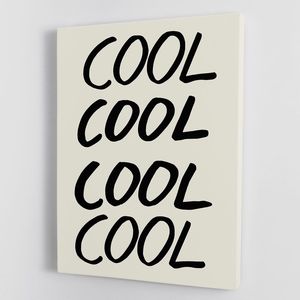 Stampa su tela o poster Cool Cool Cool Cool, etichette uniche per imballaggio prodotti - Product Image 2