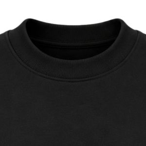 เสื้อสเวตเชิ้ตคอกลมสีดำพร้อมรายละเอียดโลโก้ครีสต์เสื้อสวมหัวลำลองสำหรับผู้ชายผู้หญิงเสื้อผ้าแฟชั่นสตรีทแวร์สำหรับสวมใส่ในชีวิตประจำวันและออกนอกบ้าน - Product Image 5