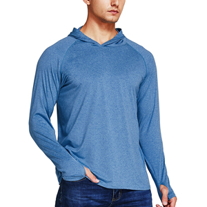 Hoodie de pêche à manches longues imperméable UPF 50 en polyester 100% - Service OEM personnalisé, séchage rapide, léger, facile à laver - Product Image 4