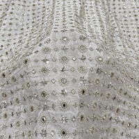 Tissu en Chiffon Tricoté Brodé de Perles, Dentelle Couture Mariage, Maille Textile – Vente en Gros pour Marques de Vêtements et Importateurs de Mode