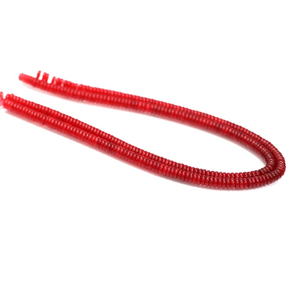 Cuentas planas de cuarzo rojo oscuro de 5-6 mm, cuentas espaciadoras de piedra preciosa Heishi de color rojo intenso, hilo de cuarzo liso para pulsera y collar. - Product Image 4