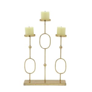 Candelabro de 5 luces hecho a mano y personalizado para decoración, centro de mesa para comedor, fotografía de productos, organizador de entrada. - Product Image 3