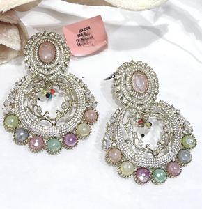 Pendientes Fusion de Plata de Primera Calidad con Acabado Plateado para Mujeres y Chicas, Ideales para Looks de Noche y Fiestas - Product Image 4