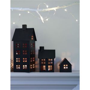 Lanterne porte-bougie vintage en métal, support décoratif rustique en fer pour bougies chauffe-plat, idéal pour la décoration de table de Noël, vente en gros - Product Image 5