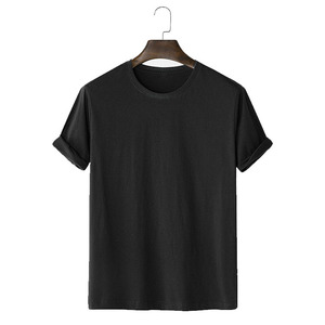 Camisetas Lisas de Hombre 100% Algodón Tejido, Impresión Digital Frontal Personalizada, Ecológicas, Antiarrugas, Corte Ajustado, Manga Corta, Venta al Por Mayor - Product Image 2