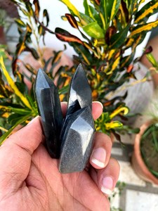 Torre de Cristal de Cuarzo Negro Tallada a Mano, Piedra Curativa, Fabricante OEM ODM - Product Image 4