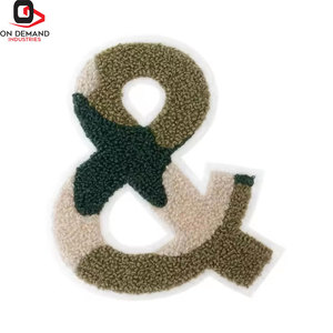 Custom Design Embroidered Chenille Letter <b>Patches</b> <b>Applique</b> Wholesale Supply For Clothing Decoration And Garment Use - Product Image 6