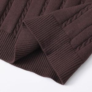 Gilet pull sans manches en laine/acrylique pour garçons, col en V, avec bordure contrastante, pour l'hiver - Product Image 2