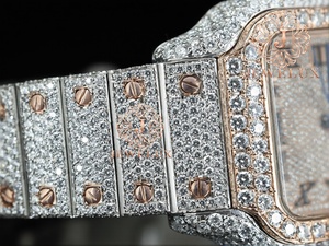 Reloj de Lujo con Diamantes de Moissanita para Hombre, Estilo Hip Hop, Resistente al Agua, para Uso Diario y Eventos Especiales, en Venta - Product Image 4
