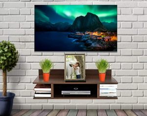 Último modelo de soporte y base de madera para decoración del hogar, adecuado para la sala de estar (Marrón) - Product Image 3