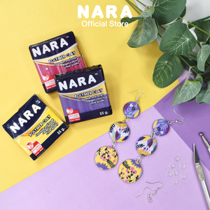 Nara ดินเหนียวโพลิเมอร์ปลอดสารพิษ55กรัม68สีเตาอบงานประดิษฐ์ทำด้วยตัวเองศิลปะหัตถกรรมเรซิ่นแข็งเครื่องประดับทำสีเหลืองอำพันสำหรับ - Product Image 3