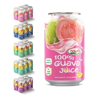 Guavesap Drinkt Nawon Merk 330Ml Vruchtensap Beste Prijs Licht Kan Van Vietnam Fabriek Custom Verpakking Natuurlijke Puree