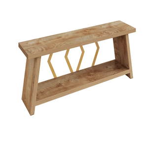 Modern Luxury Long Console <b>Table</b> <b>Pine</b> and Oak Material for Living Room Entry Apartment Hotel Furniture - Product Image 3