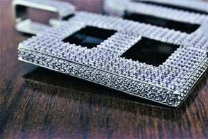 Colgante de Plata 925 con Letra y Nombre, Moissanita VVS, Joyería Hip Hop, Dijes Iced, Chapado en Oro, Lujo, Dvars Diamond - Product Image 3