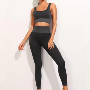 Conjunto Deportivo de 2 Piezas para Mujer, Diseño Moderno, Conjunto de Yoga de Secado Rápido, Transpirable, de Alta Calidad, Venta al Por Mayor Personalizada - Product Image 4