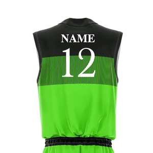 Uniformes de Baloncesto Personalizados al por Mayor, Diseño OEM, Nombre del Equipo Personalizado, 100% Poliéster, Tejido de Malla Entrelazada - Product Image 3