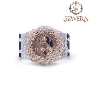 Reloj de Diamantes de Imitación Moissanite de Calidad de Exportación para Fiestas, Desfiles de Moda y Bodas, Disponible a un Precio Razonable - Product Image 1