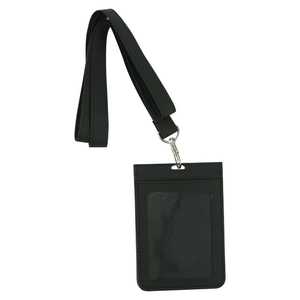 Foldable PU Leather <b>ID</b> Card <b>Holder</b> with Lace & Hook Mobile Phone Accessories - Product Image 1