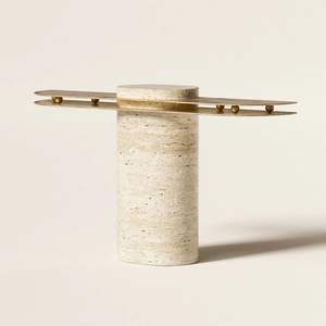 Mesa de Cóctel de Aluminio de Alta Calidad y Prestigio, Mueble de Primera Calidad con Detalles Metálicos, Mesa Auxiliar para el Hogar, Hotel, Vino y Bebidas, en Latón - Product Image 4