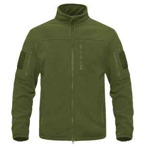 New Autumn Winter Men's Outdoor Sports Casual Windproof Fleece <b>Jacket</b> Stand Collar Mountaineering Sweatshirt <b>Zipper</b> <b>Jackets</b> - Product Image 6