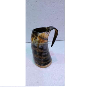 Taza de cuerno para beber estilo animal real, vidrio pulido para whisky de hidromiel y eventos temáticos - Product Image 5