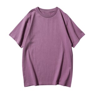 T-shirt blanc à manches courtes pour homme, col rond, coupe classique, en coton tricoté, couleur unie, tissu jersey décontracté - Product Image 5