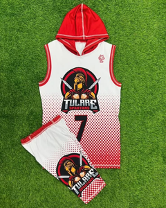 Tenues de football américain 7v7 respirantes à sublimation pour l'été – Ensembles personnalisés de maillots de football 7 sur 7 – Meilleures ventes - Product Image 1