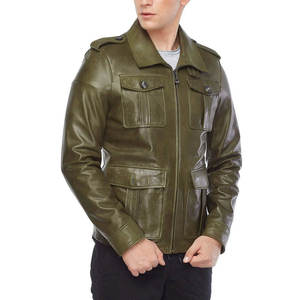 Stylish Men <b>Leather</b> <b>Jacket</b> With Modern Design And <b>Long</b> Lasting Fabric Quality 2025 <b>Leather</b> <b>Jacket</b> For Men Style With 100 Percent - Product Image 2