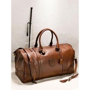 Bolsos de viaje de lujo, resistentes al agua, ecológicos, fáciles de llevar, de cuero genuino, para adultos. - Product Image 4