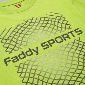 เสื้อยืดสีเขียวมะนาวพิมพ์ลายกราฟิกขนาดใหญ่สำหรับผู้ชาย สไตล์สตรีทแวร์ ระบายอากาศได้ดี ผลิตจากผ้าฝ้ายผสม เหมาะสำหรับออกกำลังกาย รับผลิตเสื้อยืดพร้อมสกรีนโลโก้ตามสั่งขายส่ง - Product Image 6
