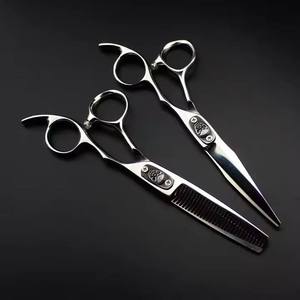 Ciseaux de coiffure 6'' en acier inoxydable JP, ensemble de ciseaux de barbier professionnels pour la coupe de cheveux, avec sac inclus - Product Image 1