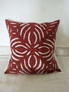 Housse de coussin de luxe faite main avec appliques, 100 % coton, écologique, lavable, style indien ajouré, ethnique, pour la maison – Meilleures ventes - Product Image 2